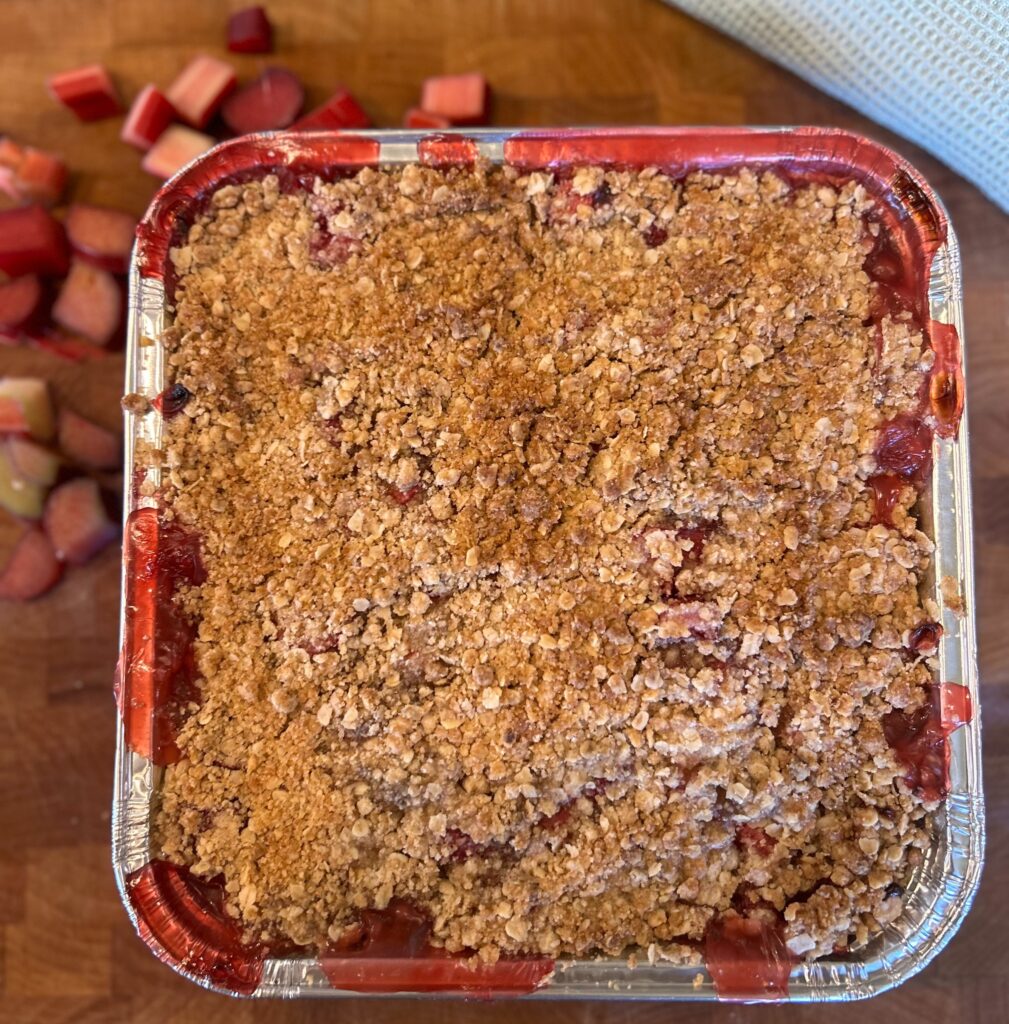 Classic Rhubarb Crisp Recipe