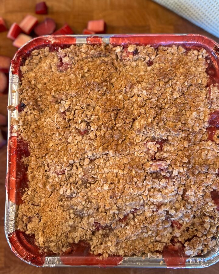 Classic Rhubarb Crisp Recipe