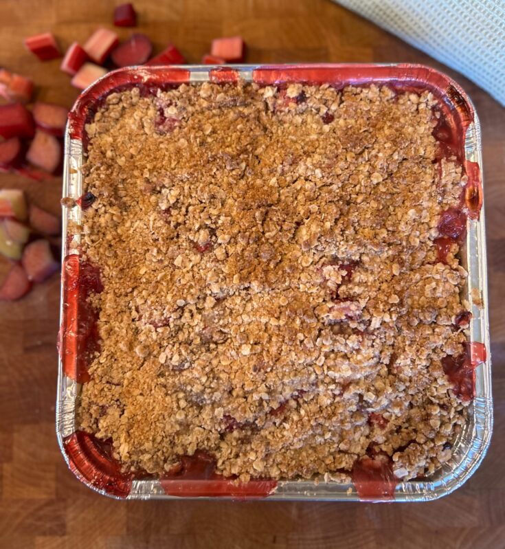 Rhubarb Crunch